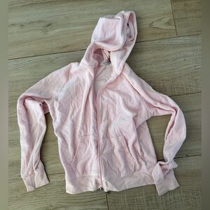 Fashion Nova Blush Pink Velvet Hoodie